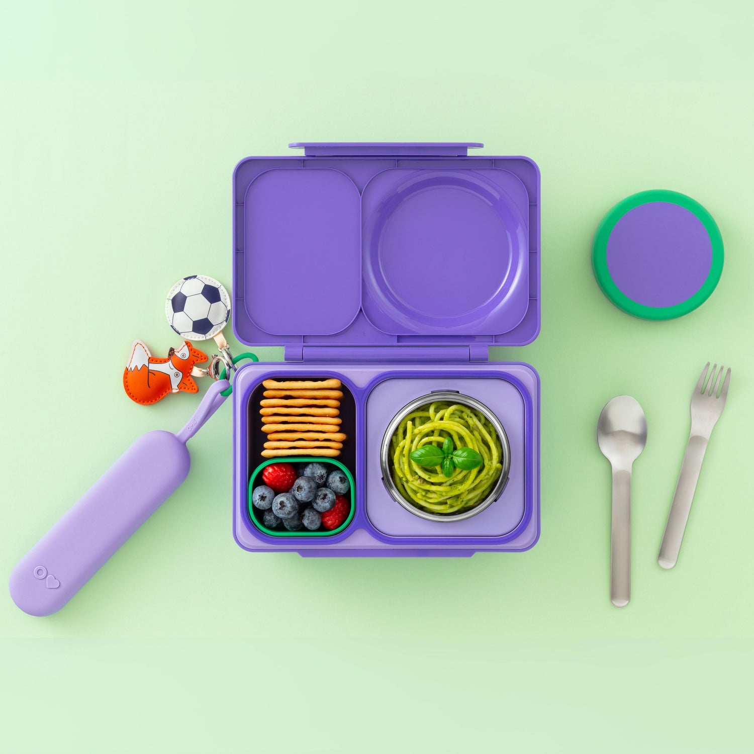 Violet OmieBox UP Pod & Utensil Set