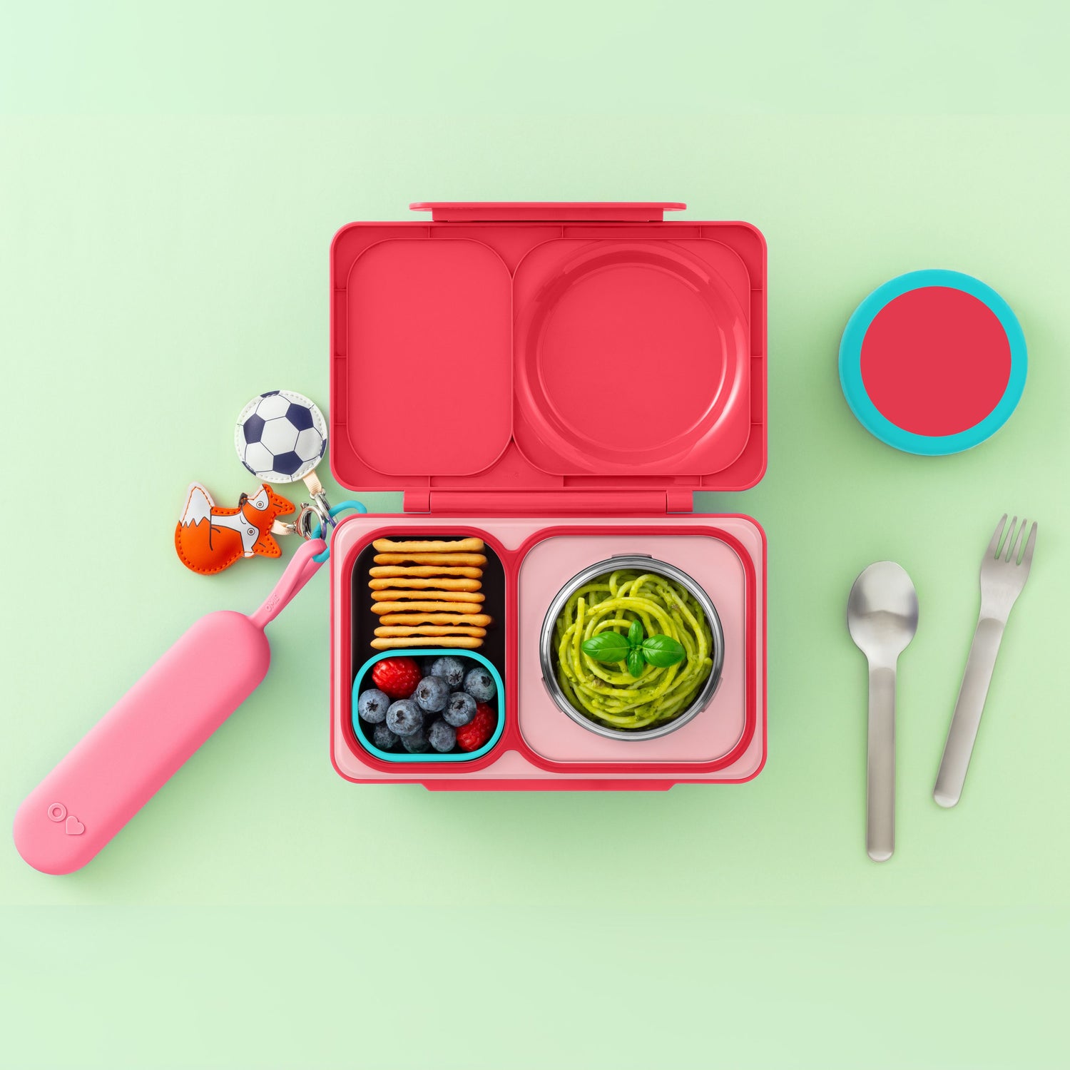 Blush OmieBox UP Pod & Utensil Set